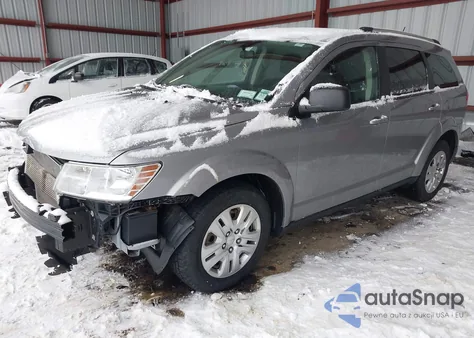 2017 Dodge Journey Se z USA, uszkodzony, nr VIN 3C4PDCAB9HT708153